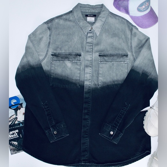 KSUBI Snakebite Ombré Denim Shirt - Picture 2 of 4